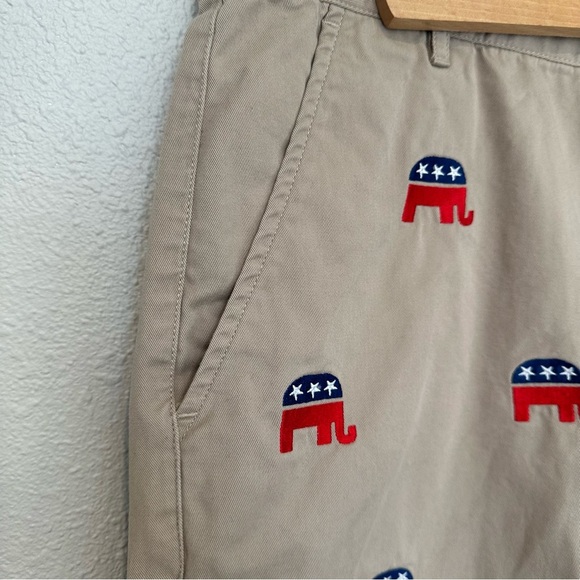 Fanpants Kahaki GOP Elephant Shorts - Picture 3 of 11